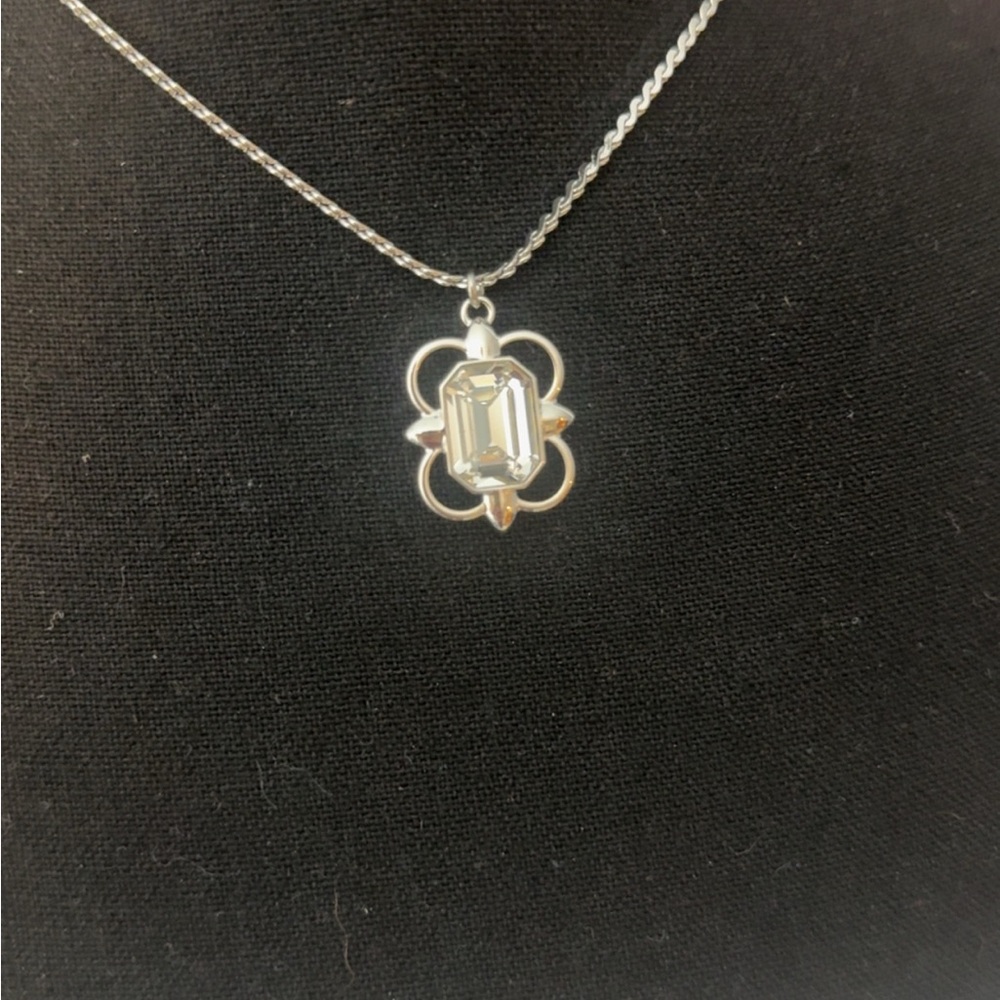 Touchstone crystal pendant
